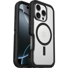 Universal Defender Series Xt Magsafe Kılıf, iPhone 16 Pro Uyumlu, Darbeye Karşı Koruyucu Kılıf, Şeffaf/siyah