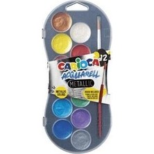 TeknoKapsül Carioca Metalik Sulu Boya 30MM 12 Renk