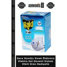 Armoris Gece Gündüz Sinek Öldürücü Elektro Set Güvenli Sistem Etkili Ürün Hediyelik