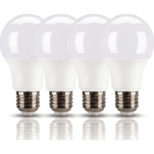 Tr Cata E27 Duy LED Ampul (9 Watt ve 15 Watt) Beyaz Işık (4, Beyaz - 9 Watt)