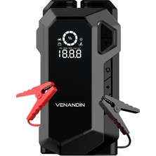 Tr Aırgon Pro 12000MAH 4'ü 1 Minübüs Araba Akü Takviye Cihazı Hava Kompresörü Taşıma Çanta