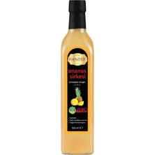 Tr Ananas Sirkesi 500 ml Doğal Fermantasyon Içilebilir Katkısız Cam Şişe