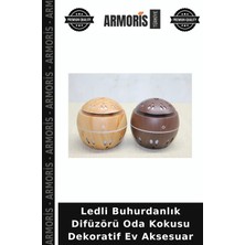 Armoris Ledli Buhurdanlık Difüzörü Oda Kokusu Dekoratif Ev Aksesuar