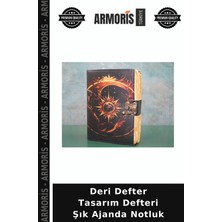 Armoris Deri Defter Tasarım Defteri Şık Ajanda Notluk