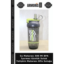 Armoris Su Matarası 500 ml Bpa Içermez Günlük Suluk Yetişkin Matarası Ofis Suluğu