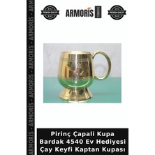 Armoris Pirinç Çapali Kupa Bardak 4540 Ev Hediyesi Çay Keyfi Kaptan Kupası