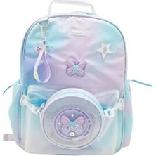 TeknoKapsül Chımola Butterfly Mor-Pembe 17 Sırt Çantası B25B6262