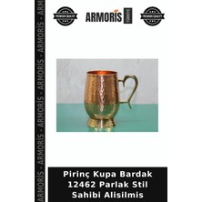 Armoris Pirinç Kupa Bardak 12462 Parlak Stil Sahibi Alisilmis