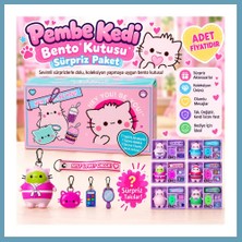 Bezos Pembe Kedi Bento Kutusu Sürpriz Paket (Adet Fiyatıdır) MBT06