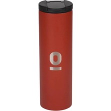 OEM Espressolab Kırmızı Uzun Termos, 480ML, Paslanmaz Çelik, Vakumlu Kapak, Isı Koruma 5-6 Saat