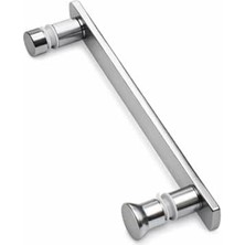Özkaya Store Duşakabin Cam Kabin Metal Kulp 16 cm Krom Parlak Cam Kapı Tutamağı (Parlak)