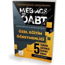 TeknoKapsül Meb-Ags Öabt Özel Eğitim Öğretmenliği Tamamı Çözümlü 5 Deneme Sınavı