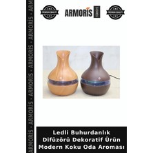 Armoris Ledli Buhurdanlık Difüzörü Dekoratif Ürün Modern Koku Oda Aroması