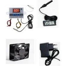 Özkaya Store Kuluçka Makinesi Seti, Termostat, Higrometre, Fan, Adaptör
