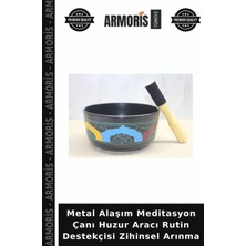 Armoris Metal Alaşım Meditasyon Çanı Huzur Aracı Rutin Destekçisi Zihinsel Arınma