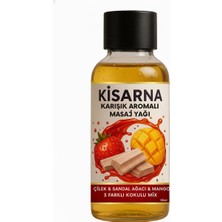 OEM Masaj Yağı ve Kayganlaştırıcı Beraber Tek Üründe Çilek Sandal Ağacı Mango Karışık Aromalı ve Vanilya Gül Jojaba Karışık Kokulu 2li Masaj Yağı Seti Hediyeli