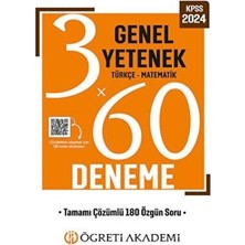 TeknoKapsül 3X60 Genel Yetenek Deneme Türkçe-Matematik