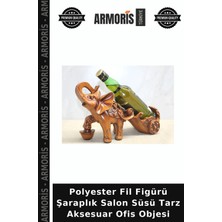 Armoris Polyester Fil Figürü Şaraplık Salon Süsü Tarz Aksesuar Ofis Objesi
