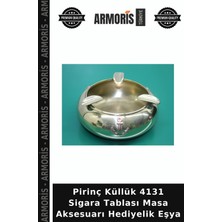Armoris Pirinç Küllük 4131 Sigara Tablası Masa Aksesuarı Hediyelik Eşya
