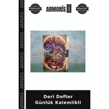Armoris Deri Defter Günlük Kalemlikli