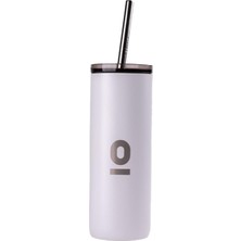 OEM Espressolab Paslanmaz Çelik Şeffaf Kapaklı Beyaz Mug Termos No:84
