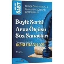TeknoKapsül Öabt Meb-Ags Türkçe-Türk Dili Edebiyatı Öğretmenliği Beyit Şerhi, Aruz Ölçüsü, Söz Sanatları Soru Ba