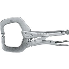 OEM Irwin Vise Grip 6r Kelepçeli Kavrama Pensesi, 150 Mm, C Şekli, Sıkıştırma Genişliği 54 Mm, Sabit Çeneler, T17EL4