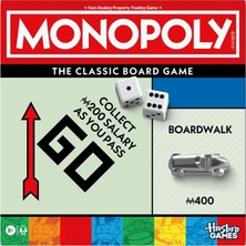 OEM Monopoly Masa Oyunu | Depolama Tepsisi ve Daha Büyük Jetonlu Klasik Oyun | 8+ Yaş | 2 Ila 6 Oyuncu | Çocuklar ve Yetişkinler Için Aile Oyunları | Çocuk Hediyeleri