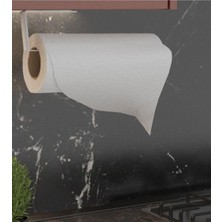 OEM Risingmaber Metal Beyaz Yapışkanlı Kağıt Havluluk Yapışkanlı Havlu Askılığı, Banyo Askısı Yapışkanlı Havluluk ve Peçetelik 3m Yapışkanlı Tasarım MT72B