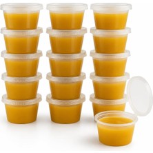 OEM Orret Home 50 Adet 120 ml Saklama Kabı – 4 Oz Kemik Suyu, Ilik Suyu, Anne Sütü, Sos ve Püre Saklama Kabı, Dondurucu Uyumlu Buzluk Kabı, Sızdırmaz Kapaklı