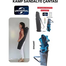 Sıvı Geçirmez Impertex Kumaş Kamp Piknik Plaj Sandalye Taşıma Çantası, 98X30 Cm, Gri