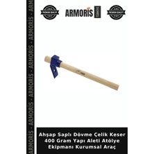 Armoris Ahşap Saplı Dövme Çelik Keser 400 Gram Yapı Aleti Atölye Ekipmanı Kurumsal Araç