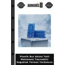 Armoris Plastik Buz Aküsü Tatil Malzemesi Taşınabilir Soğukluk Termos Yardımcısı