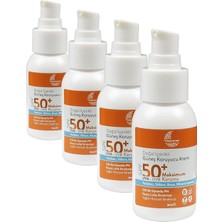 Doğal Içerikli Bebek Çocuk ve Yetişkin Güneş Kremi Leke Karşıtı Vegan Uva Uvb 50 Spf Tüm C