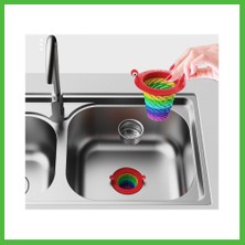 Bezos Renkli 6 Kademeli Lavabo Süzgeci Arz