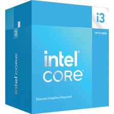 Odea Intel® Core™ I3 Masaüstü Işlemci 14100F 4 Çekirdek (4 P Çekirdek ve 0 E-Cores) 4,7 Ghz'e Kadar