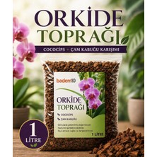 Üstüner Orkide Toprağı 1 Litre – Cococips ve Çam Kabuğu Karışımı Profesyonel Orkide Toprak Karışımı