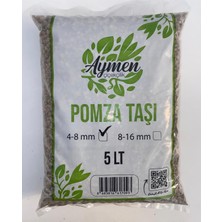 Üstüner Aymen Çiçekçilik 4-8 mm Ponza Taşı - Tarım Pomzası 5 Lt Paket - 5 Litre Volkanik Ponza Taşı