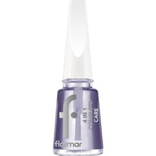 Özkaya Store Flormar 4'ü 1 Arada Bakım Yapan Tırnak Koruyucu Cila - 4 In 1 Complete Base Coat - 000-8682536059299