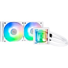 Odea Bitfenix Cube 240 AIO-240-WW27A-RP Argb 240MM Beyaz Işlemci Sıvı Soğutucu