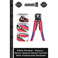 Armoris Kablo Pensesi - Soyucu - Kesici Onarım Gereci Tesisat Aleti Fonksiyonel Ekipman
