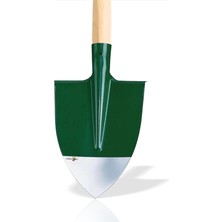 OEM Uzun Saplı 140 cm Sivri Uçlu Çelik Bel Küreği 2 mm Kalınlık 30 cm Kürek Boyu