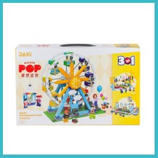 Defne Store JK2180 Jaki Sissi'nin Eğlence Parkı 3ın1 Blok Seti -Vagon Life Dfnbez