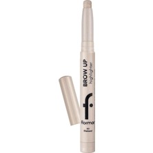 Üstüner Flormar Asansörlü Aydınlatıcı Kaş Kalemi Gümüş -Brow Up Highlighter PENCIL-001 DIAMOND-8682536072434