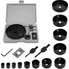 OEM Titex Delik Açma Testere Seti, Ahşap Demiri Ağaç Delme, 19‑127 Mm, Panç, Buat Açma Takımı, Kontrplak, Plastik, Alçıpan, Mdf, Ince Alüminyum Için Üstün Performans (16 Parça)