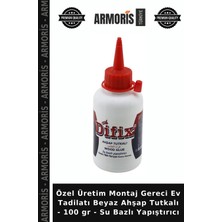 Armoris Özel Üretim Montaj Gereci Ev Tadilatı Beyaz Ahşap Tutkalı - 100 gr - Su Bazlı Yapıştırıcı