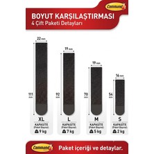 OEM Command ™ 17202-4PK Küçük Boy Çerçeve ve Tablo Asma Bandı - Matkapsız, Hasarsız, Iz Bırakmayan Güçlü Duvar Askısı - 4'lü Paket, Beyaz