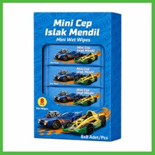 Bezos Islak Mini Cep Mendili 8'li Arz