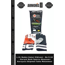 Armoris L-Xl Beden Kaleci Eldiveni - No 9-10 - Karışık Renk Sporcu Aksesuarı Koruyucu Ekipman Saha Malzemesi