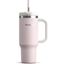 OEM Stevig 2 Moods Tuck-In Tumbler Sızdırmaz Çelik Termos 900 ml Petal Pink ST-241